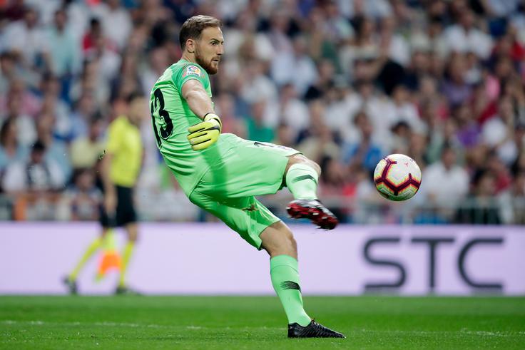 Jan Oblak je v tej sezoni v španskem prvenstvu prejel le štiri zadetke, najmanj izmed vseh. Enako število je prejel le še vratar Villarreala Sergio Asenjo. | Foto: Guliverimage/Getty Images