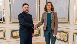 Zelenski se je Sloveniji zahvalil za pomoč