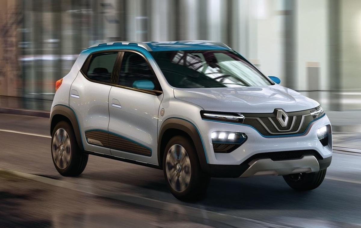 Renault K-ZE | Avtomobil so prek študije K-ZE concept že lansko jesen (na fotografiji zgoraj) napovedali na avtomobilskem salonu v Parizu. | Foto Renault