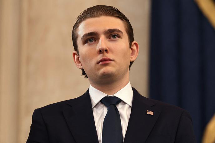Barron Trump | Trumpov najmlajši sin Barron je v prostorih Trumpovega stolpa pripravil zmenek. | Foto Profimedia