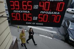 Kako so sankcije Rusijo potisnile na rob recesije