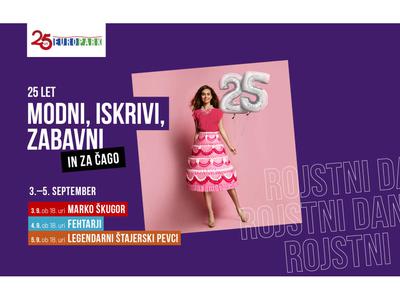 Europark praznuje 25 let s štiridnevnim programom za vse generacije