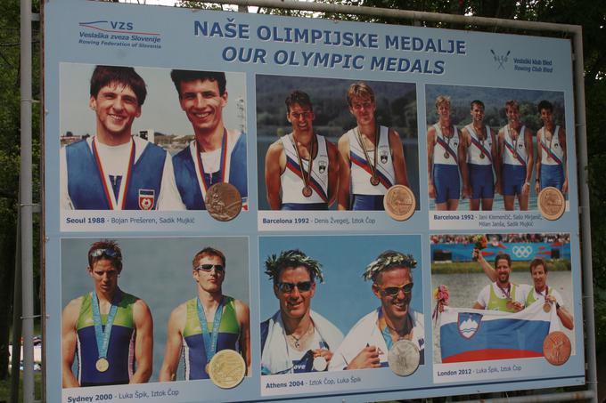 Blejska veslaška olimpijska bera je obilna in znaša kar šest olimpijskih medalj. | Foto: Alenka Teran Košir