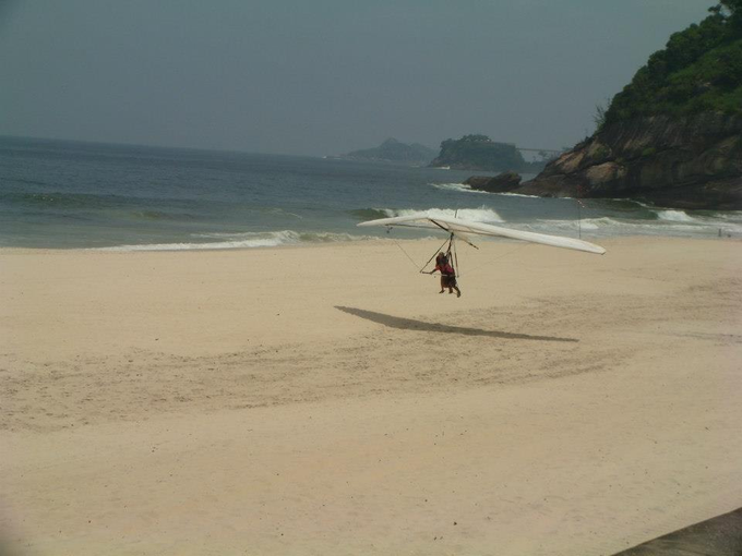 Brazilske plaže so seveda drugačne od slovenskih. Naše Andrei niso preveč všeč. | Foto: osebni arhiv/Lana Kokl