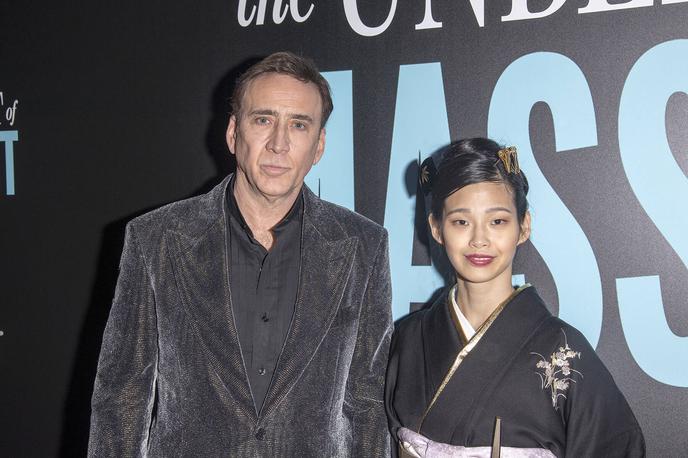 Nicolas Cage in Riko Shibata | Nicolas Cage in skoraj 30 let mlajša Riko Shibata sta se poročila februarja 2021. | Foto Guliverimage