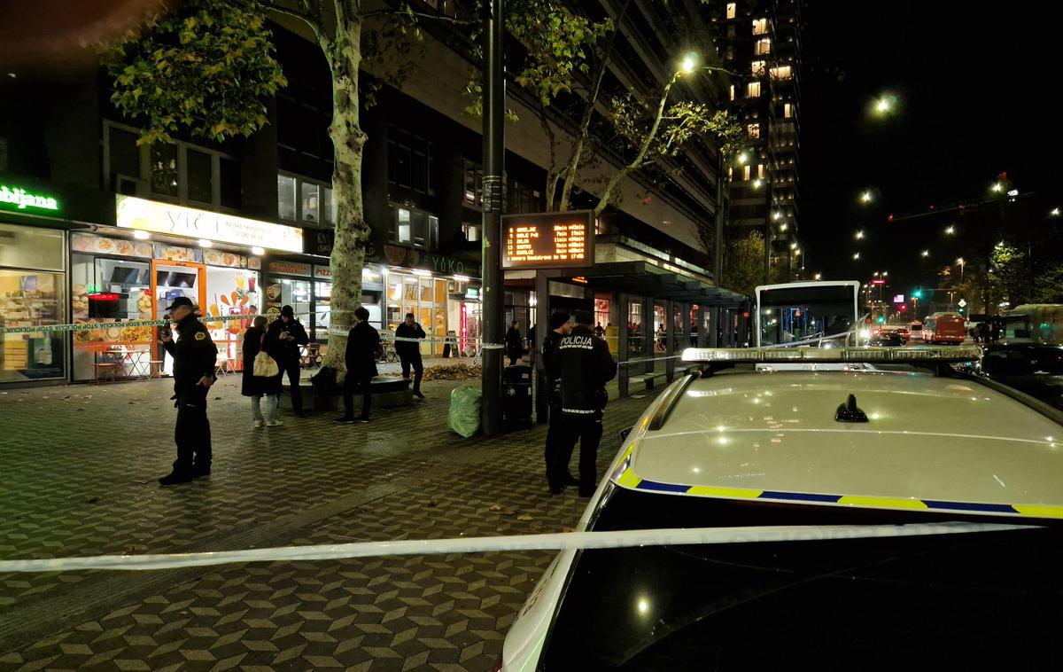 Bavarski dvor, Ljubljana, napad, policija, reševalci | Foto Bralec