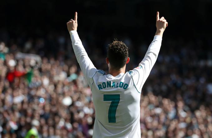 Cristiano Ronaldo je v devetih sezonah pri Realu v povprečju na sezono dosegel 50 zadetkov.  Največ v sezoni 2014/15 - 61. | Foto: Reuters