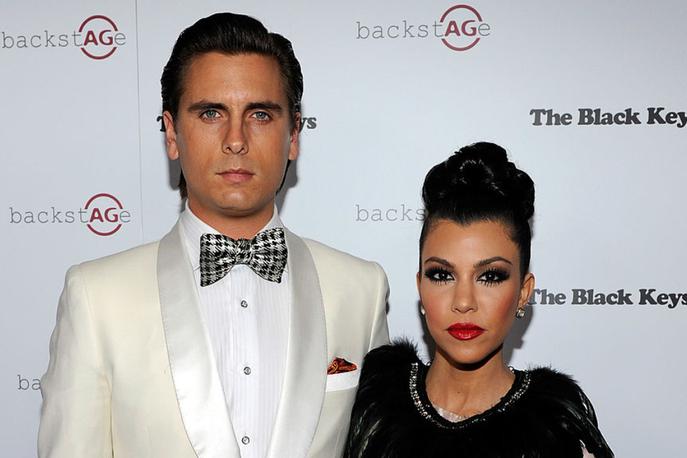 Scott Disick in Kourtney Kardashian | Scott in Kourtney imata skupaj tri otroke in tudi po razhodu ostajata v prijateljskih odnosih. | Foto Getty Images