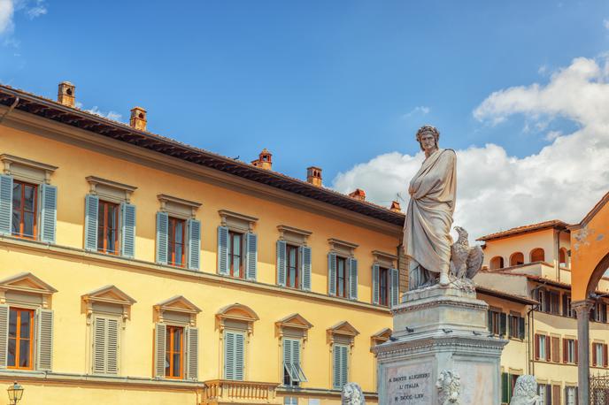 Dante Alighieri, Firence | Konferenca, na kateri bodo ponovno odprli primer, bo eden od dogodkov v sklopu zaznamovanja 700-letnice Dantejeve smrti.  | Foto Getty Images