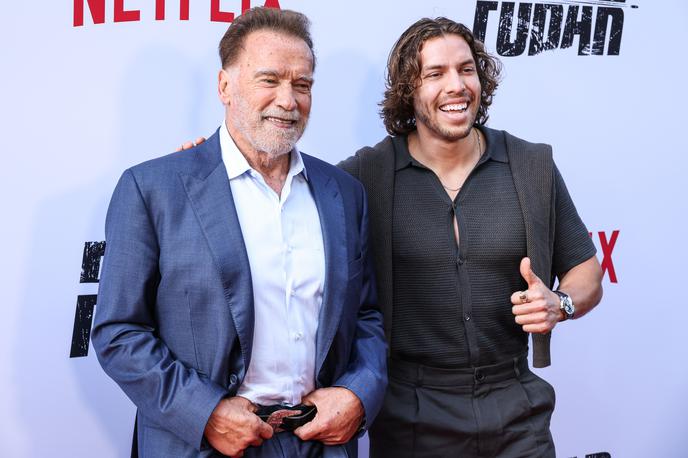 Arnold Schwarzenegger, Joseph Baena | Joseph Baena v družbi očeta Arnolda Schwarzeneggerja | Foto Guliverimage