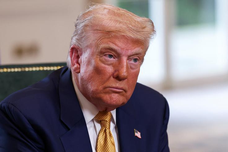 Donald Trump, srečanje z Ursulo von der Leyen | Foto: Reuters
