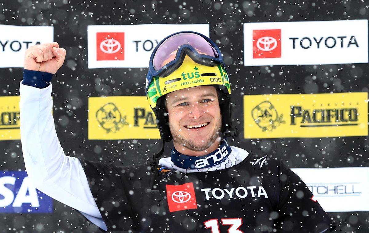 Tim Mastnak Park City 2019 | Tim Mastak je na svetovnem prvenstvu v Park Cityju dosegel uspeh kariere - 2. mesto v paralelnem veleslalomu.  | Foto Getty Images