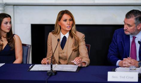 Melania Trump v podporo zakonu za zaščito pred globokimi ponaredki pornografije #video