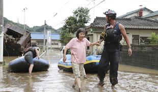 Japonsko prizadelo obilno deževje. Umrlo naj bi 14 ljudi. #foto #video