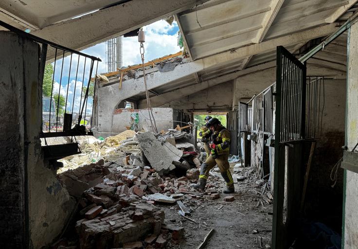 Ruske sile so napadle civilne objekte.  | Foto: Reuters