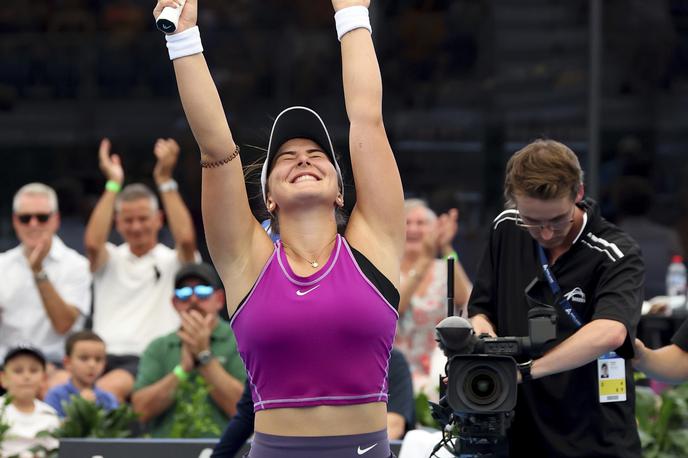 Bianca Andreescu | Bianca Andreescu je novo leto odprla z zmago nad nekdanjo številko ena  Garbine Muguruza. | Foto Guliverimage