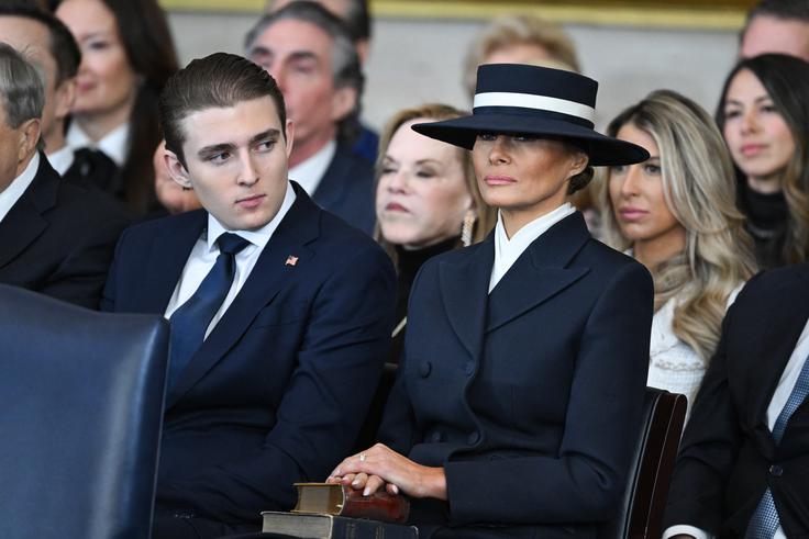 Melania s sinom Barronom | Foto: Guliverimage