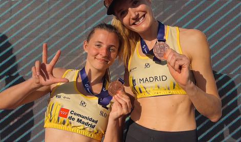 Tjaša Kotnik in Maja Marolt do brona v Madridu
