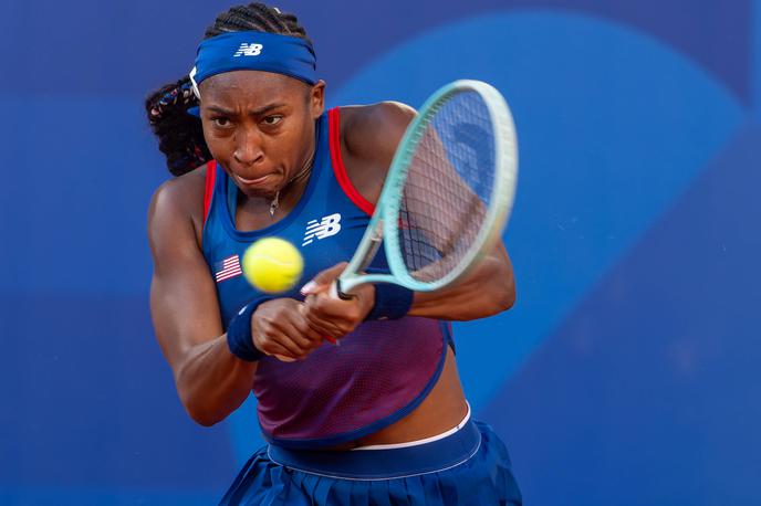 Coco Gauff | Coco Gauff je v drugem krogu Rima zanesljivo opravila s Čehinjo Terezo Valentovo. | Foto Guliverimage