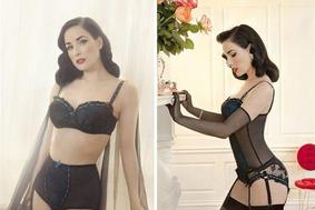 Dita Von Teese pozirala za lastno kolekcijo perila