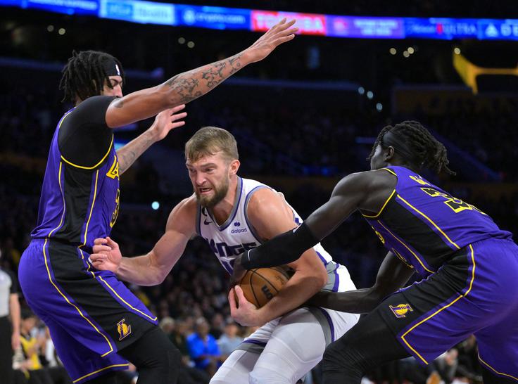 Domantas Sabonis je prispeval 21 točk in 10 skokov.  | Foto: Reuters