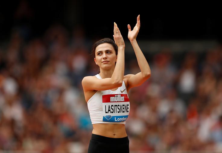 Mariya Lasitskene Marija Lasickene bo v Dohi velika favoritinja za zlato. | Foto: Reuters
