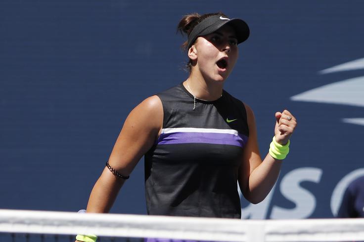 Bianca Andrescu je preskočila Wozniackijevo. | Foto: Reuters