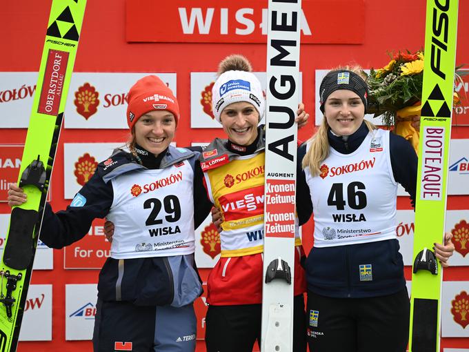 Westmanova je poskrbela za prve ženske švedske stopničke svetovnega pokala. | Foto: Guliverimage/Vladimir Fedorenko