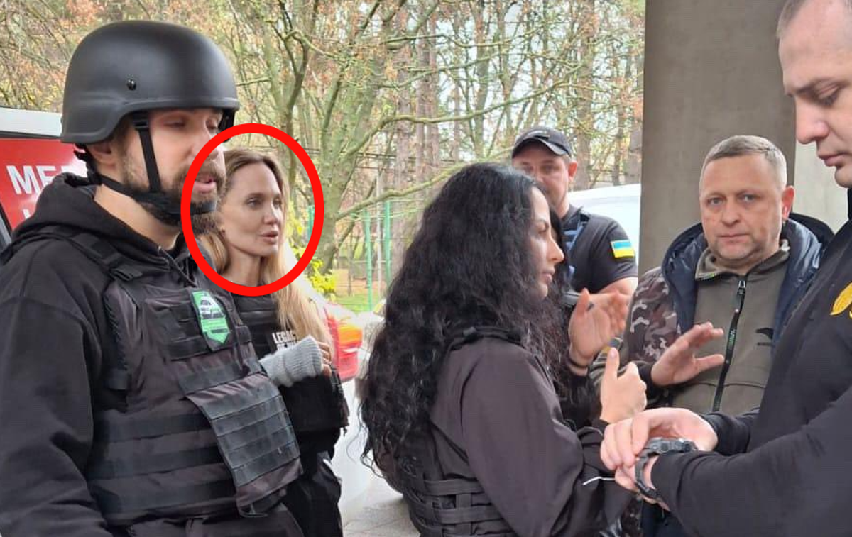 Angelina Jolie v Ukrajini | Foto Platforma X