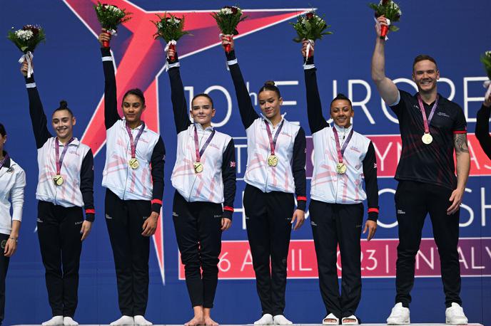 gimnastika ekipno, mnogoboj, Velika Britanija | Britanske telovadke so na evropskem prvenstvu v Antalyi osvojile ekipni naslov. | Foto Guliverimage