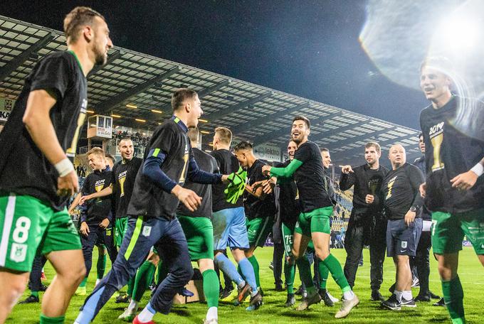 Ko sta se Olimpija in Mariboru nazadnje pomerila v finalu pokala, so bili leta 2019, dvoboj se je igral prav v Celju, z 2:1 boljši Ljubljančani. | Foto: Matic Ritonja/Sportida