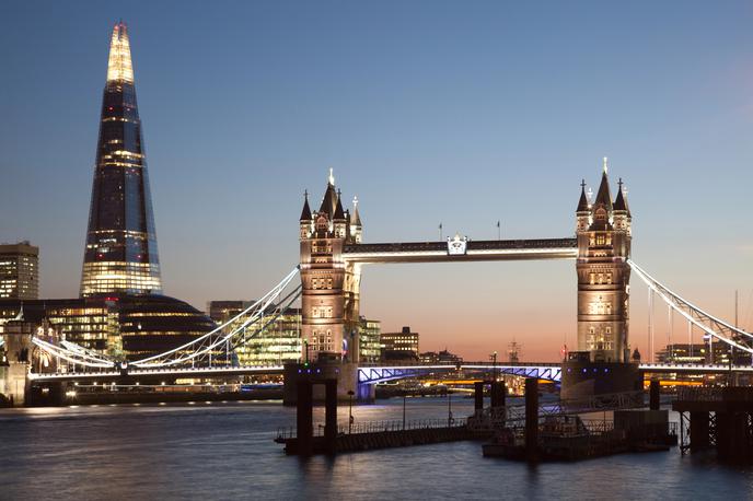 London | Nad londonskim Cityjem, to je del Londona, kjer je tudi londonska borza, naj bi se zgrinjali črni oblaki. Londonu, ki je za zdaj še najpomembnejše evropsko finančno središče, namreč grozi odhod velikih podjetij na newyorško borzo. | Foto Guliverimage
