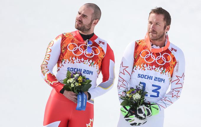 Jan Hudec in Bode Miller sta si na OI 2014 v Sočiju razdelila tretje mesto. | Foto: 
