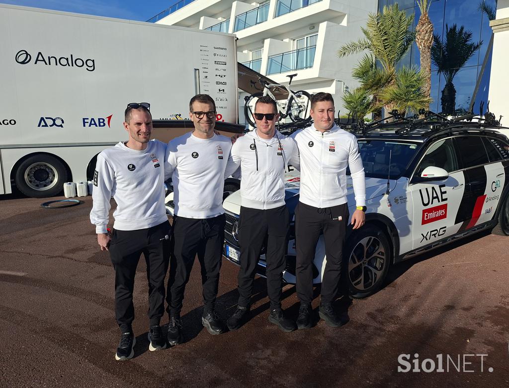 medijski dan UAE Team Emirates XRG, Boštjan Kavčnik