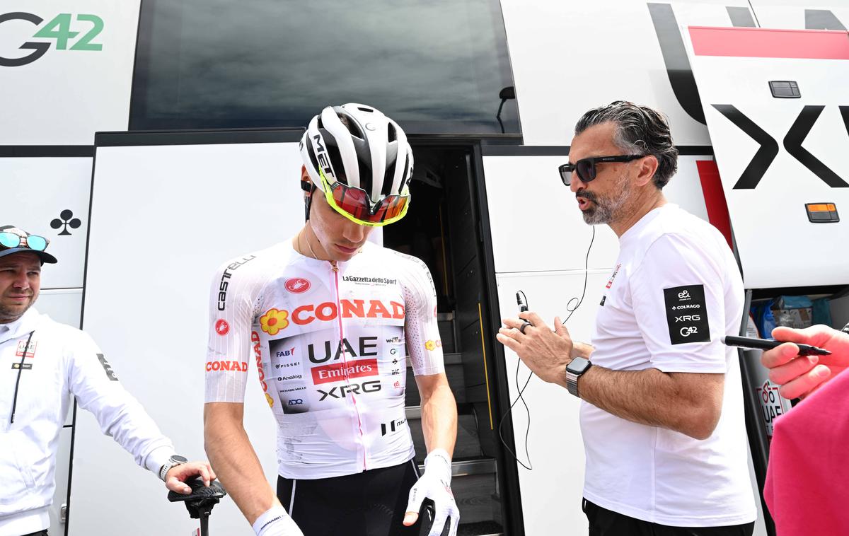 Fabio Baldato | Športni direktor ekipe UAE Emirates Fabio Baldato v izkupičku letošnjega Gira vidi tudi pozitivno plat.   | Foto Guliverimage