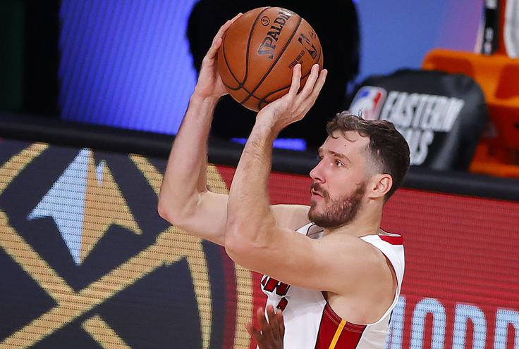 Od zadnjih 11 točk Miamija jih je kar sedem prispeval Goran Dragić. | Foto: Getty Images