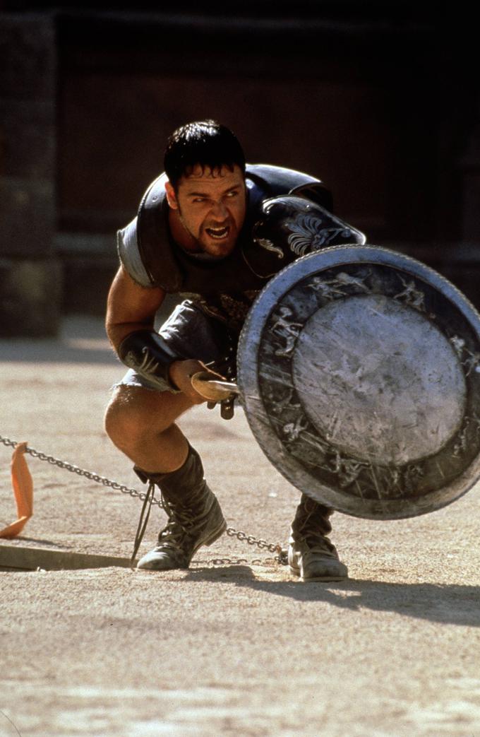 Leta 2000 je v glavni vlogi v filmu Gladiator zaigral Russell Crowe. | Foto: Guliverimage/Vladimir Fedorenko