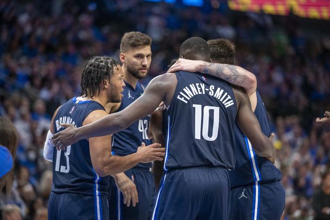 Košarkarji Dallas Mavericks so bili v drugem delu rednega dela sezone med boljšimi v ligi, dobre predstave pa so kronali tudi v prvem krogu končnice, v katerem so preskočili Utah Jazz. | Foto: Reuters