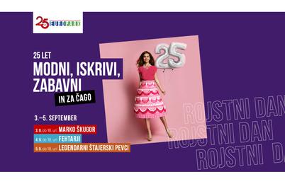 Europark praznuje 25 let s štiridnevnim programom za vse generacije