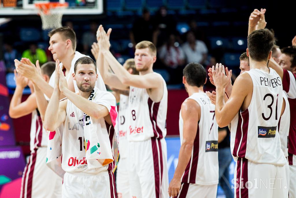 Latvija Črna gora Eurobasket osmina finala