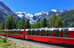 Bernina Express in jezero Como: počasi čez Alpe, hitro do popolnih spominov