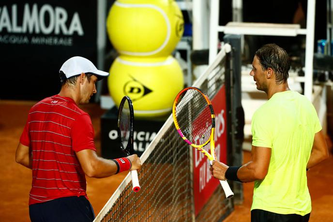 Dušan Lajović in Rafael Nadal | Foto Gulliver/Getty Images
