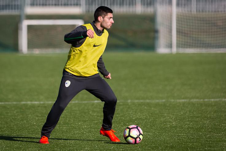 V reprezentanci je tokrat zraven še en nogometaš Domžal Matija Širok. | Foto: Žiga Zupan/Sportida