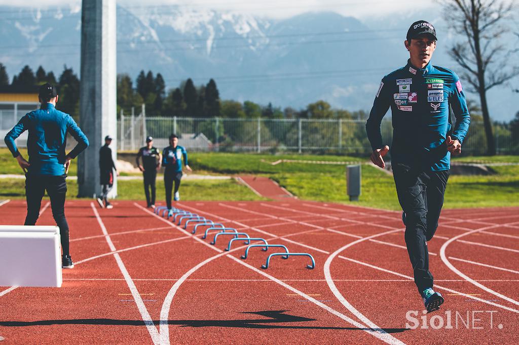 Skakalci trening Kranj priprave