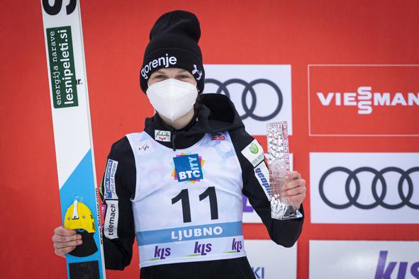 Odlična Ema Klinec zaostala le za Norvežanko