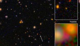Odkrili najbolj oddaljeno in najstarejšo galaksijo