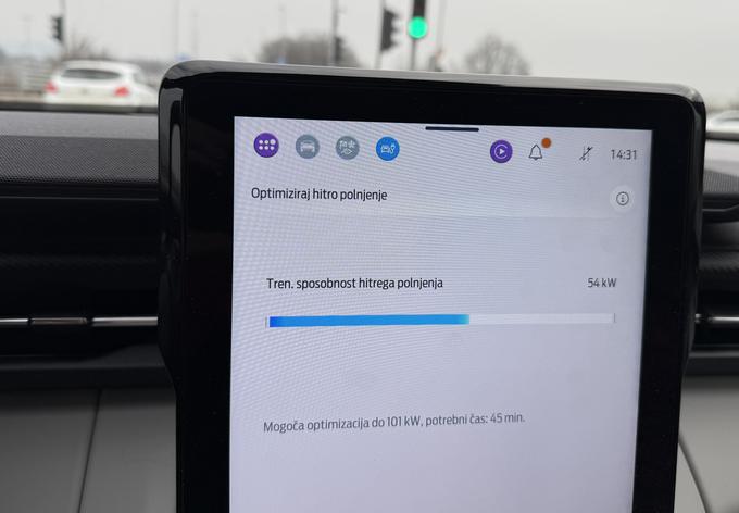 Analiza pripravljenosti baterije med vožnjo, ki je zelo informativna. | Foto: Gregor Pavšič