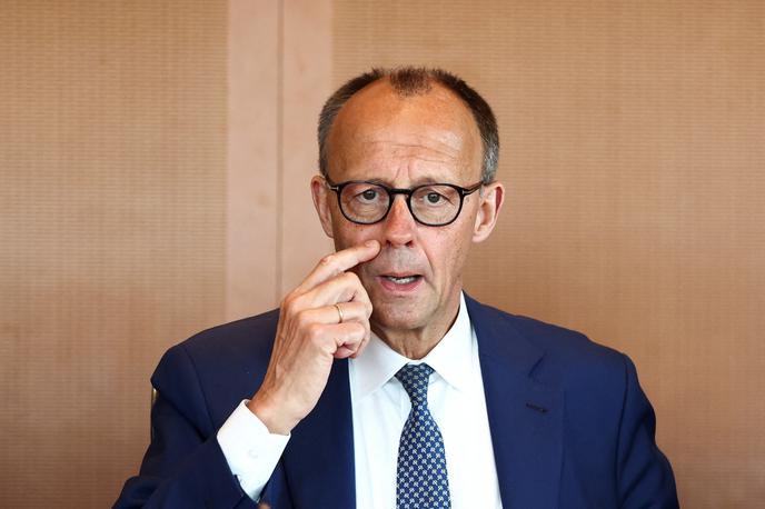 Friedrich Merz | "Za orožje, ki ga Ukrajini dobavljajo Britanci, Francozi, Američani in tudi mi, ni več omejitev glede dometa," je dejal Merz. | Foto Reuters