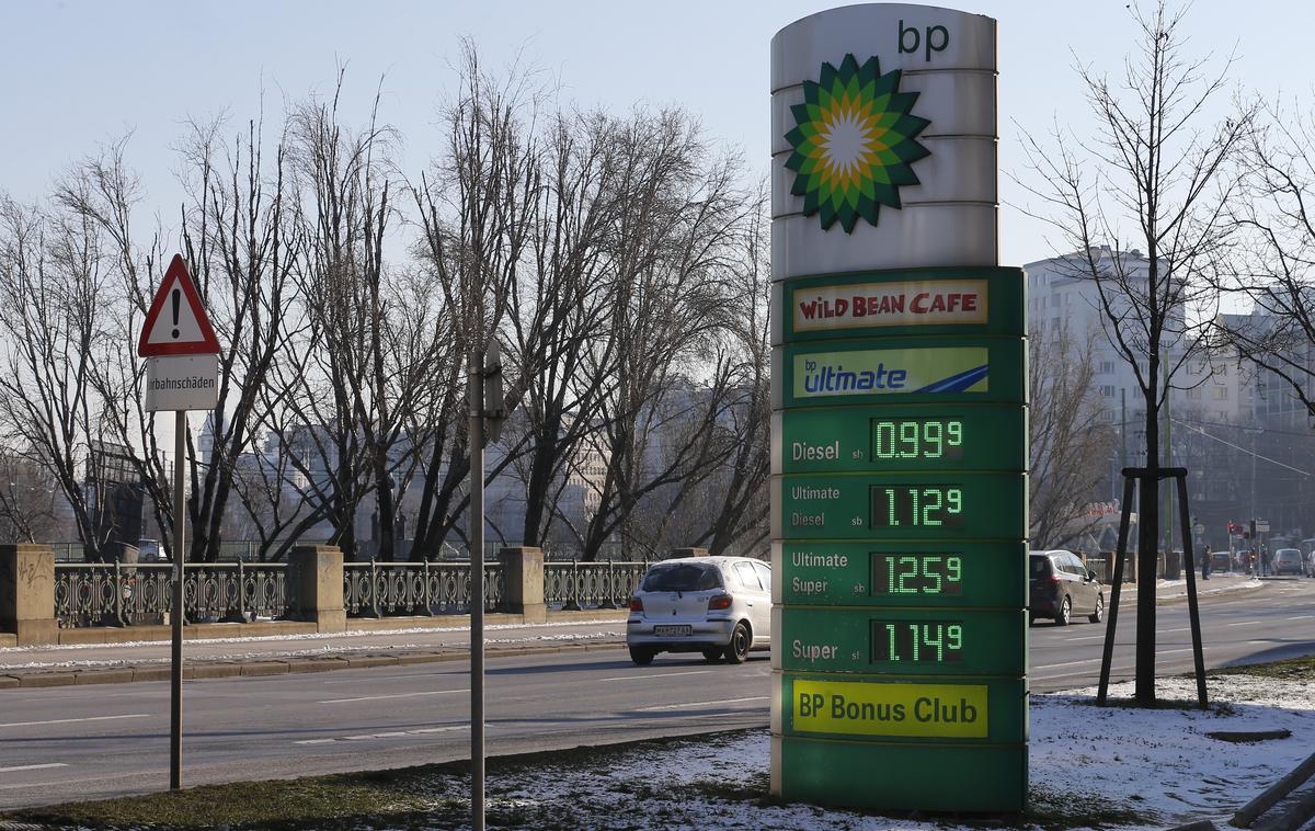 BP | Ena izmed bencinskih črpalk družbe BP na Dunaju | Foto Reuters