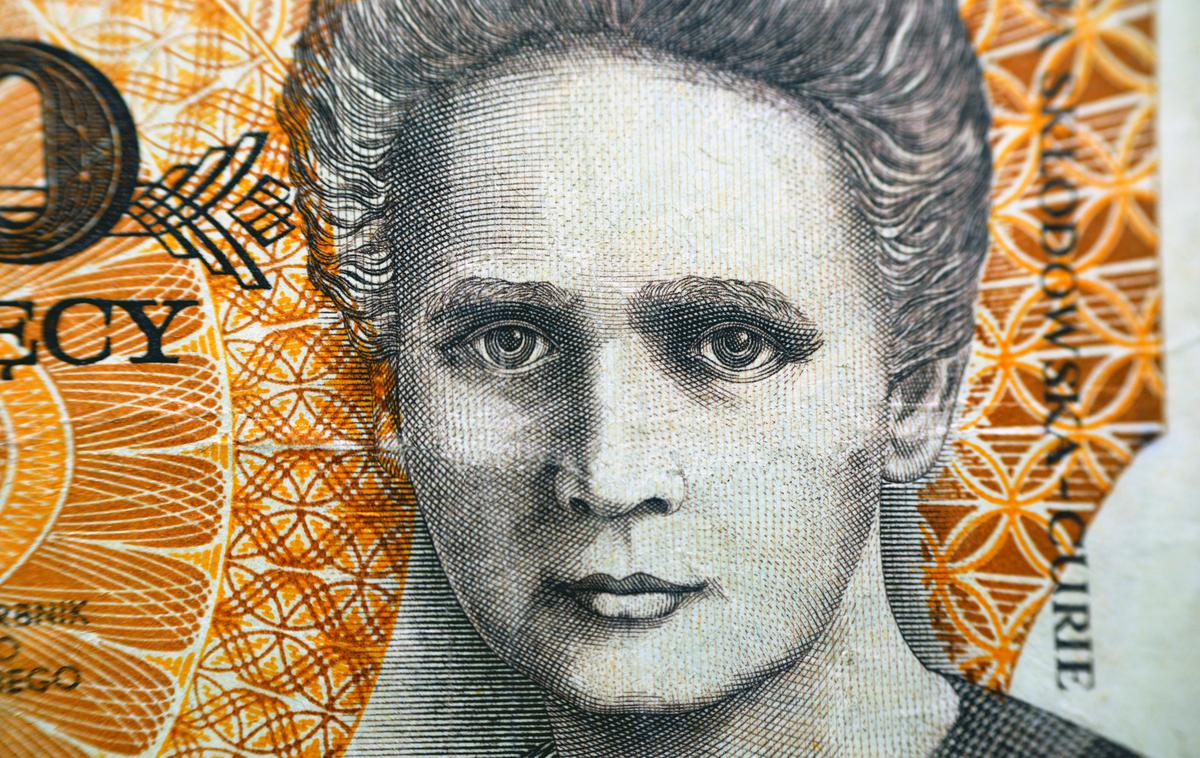 20000 Zlotov, Marie Curie | Izjemna francoska znanstvenica poljskih korenin: Marie Curie ali Maria Skłodowska-Curie? | Foto Shutterstock